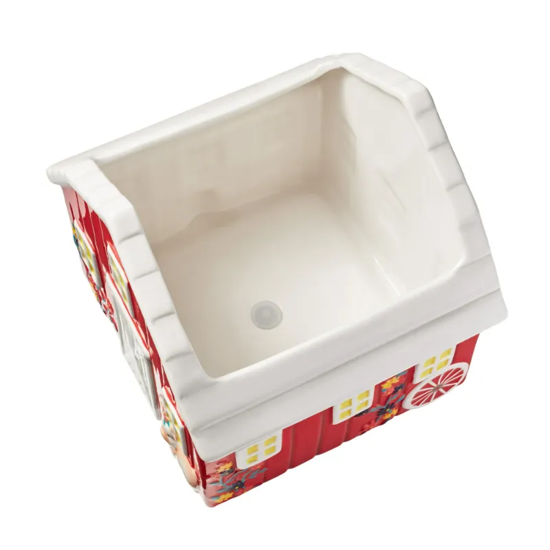 Photo 1 of The Pioneer Woman Red Barn Ceramic Planter
