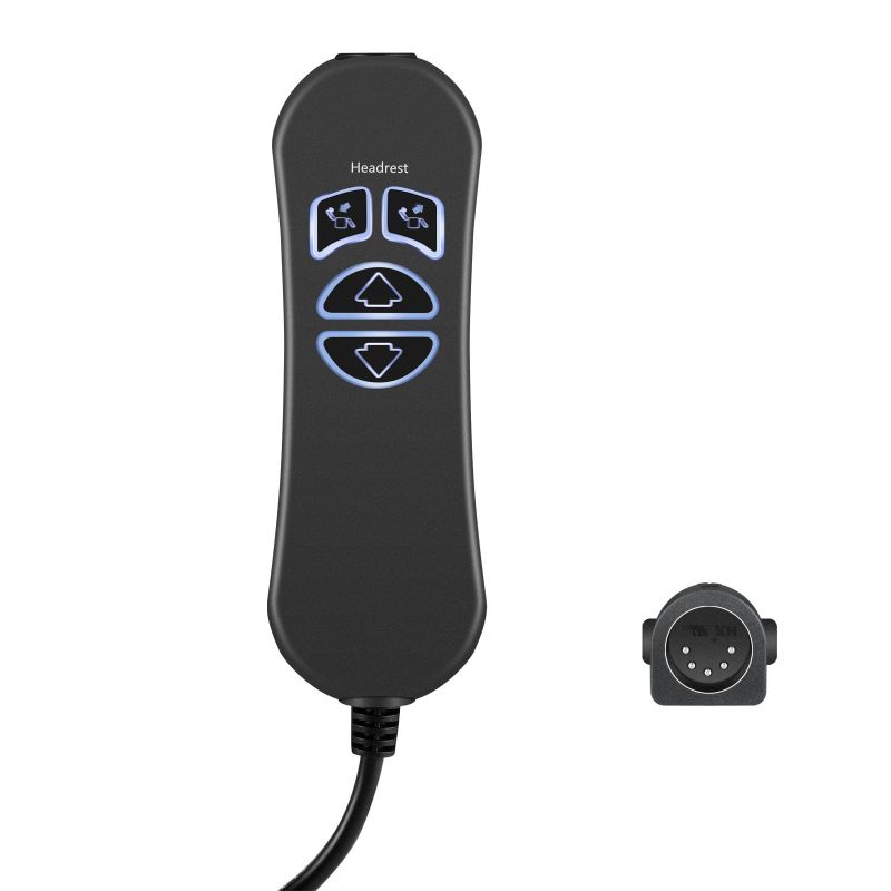 Photo 1 of MineCtrl 4 Button 5 Pin Prong Hand Control Handset Remote with USB and Backlight for Lift Chairs Power Recliners