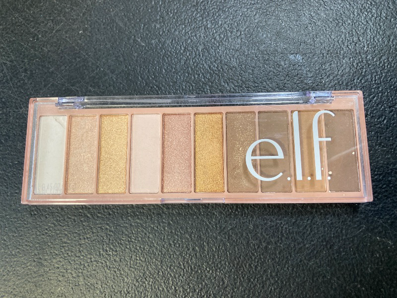 Photo 1 of e.l.f. Perfect 10 Eyeshadow Palette, Ten Ultra-pigmented Neutral Shades, Blendable Formula, Vegan & Cruelty-free, Need It Nude (Packaging May Vary)