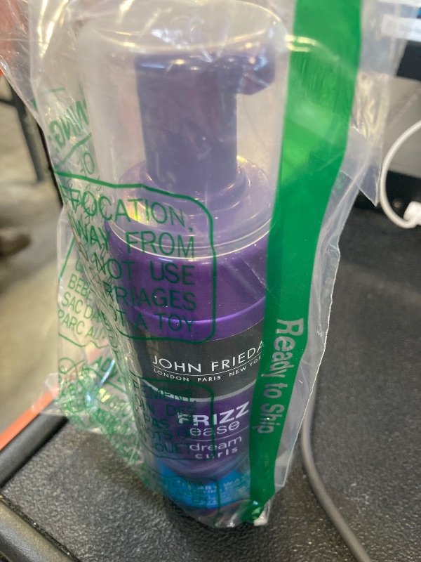 Photo 1 of John Frieda Frizz Ease Dream Curls Air Dry Waves Styling Foam, Curl Defining Frizz Control for Curly and Wavy Hair, 5 Ounce
