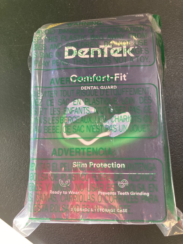 Photo 1 of DenTek Comfort-Fit Dental Guard For Nighttime Teeth Grinding, Comfort-Fit Guard, 2 count(Pack of 1)
