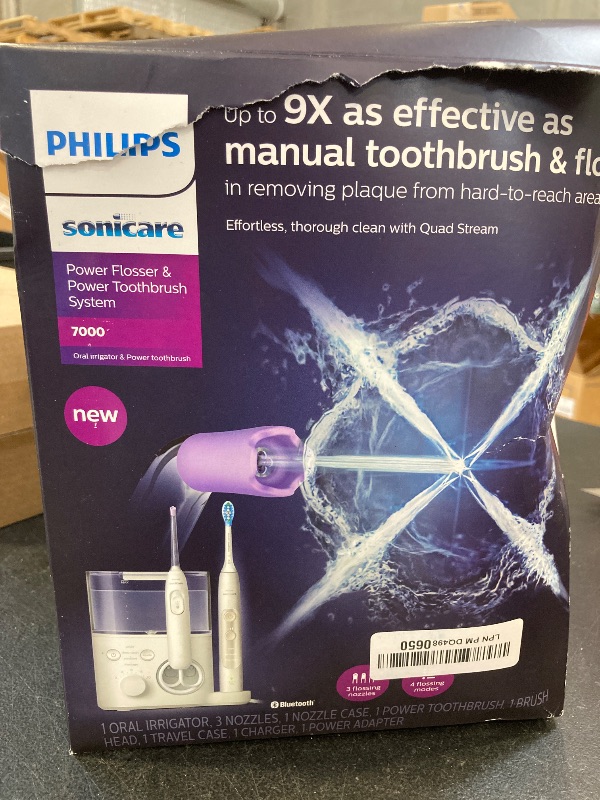 Photo 1 of Philips Sonicare Power Flosser & Toothbrush System 7000, HX3921/40