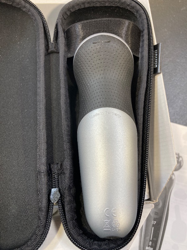 Photo 1 of Braun Electric Razor for Men, Waterproof Foil Shaver, Series 7 7027cs, Wet & Dry Shave, with Beard Trimmer, Rechargeable, Charging Stand and Travel Case Included, Silver Black