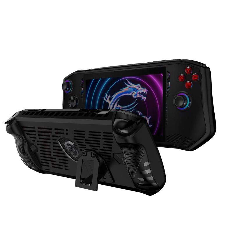 Photo 1 of TGDPLUE Protective Cover Case Compatible with Msi Claw,Soft TPU Protector Cover Shell with Kickstand for Msi Claw Handheld Console-Black
