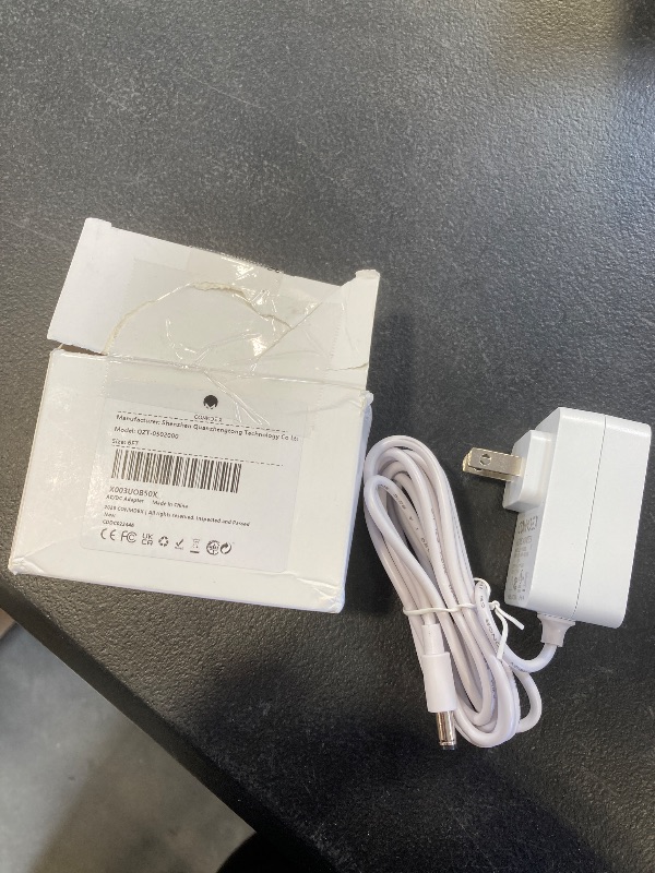 Photo 1 of CONMDEX Graco Swing Replacement - Power Cord 6ft, Adapter 5V Charger, White