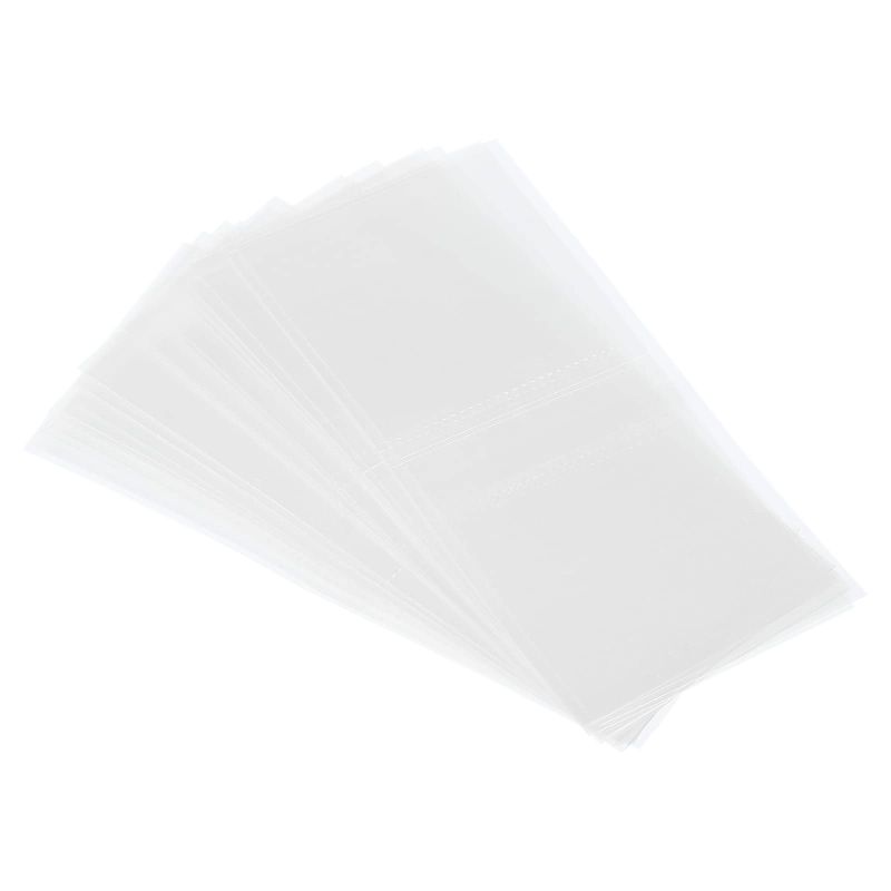 Photo 1 of PATIKIL 62x30mm Perforated Shrink Bands, 250 Pack PVC Heat Shrink Wrap Band Fits Cap Diameter 1.38 to 1.5 Inch for Jars Cans, Clear
