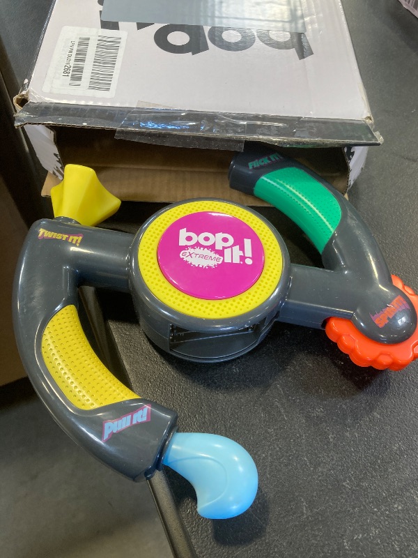 Photo 1 of Hasbro Gaming Bop It Extreme Electronic Game for 1 or More Players, Fun Party Interactive Game for Kids Ages 8+, 4 Modes Including One-On-One Mode (Amazon Exclusive)
