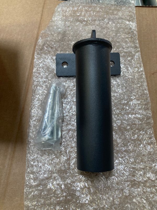 Photo 1 of HulkFit Elite Series Power Cage Horizontal Plate Barbell Attachment Storage Black 3" x 3"