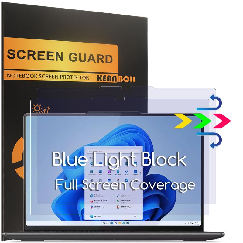 Photo 1 of KEANBOLL 2 Pack Anti Blue Light Screen Protector Designed for Lenovo Yoga 7i & Lenovo Yoga 7 2-in-1 Laptop 14"(14 inch, Gen 10 & Gen 9 & Gen 8) Anti Glare and Anti Fingerprint Shield