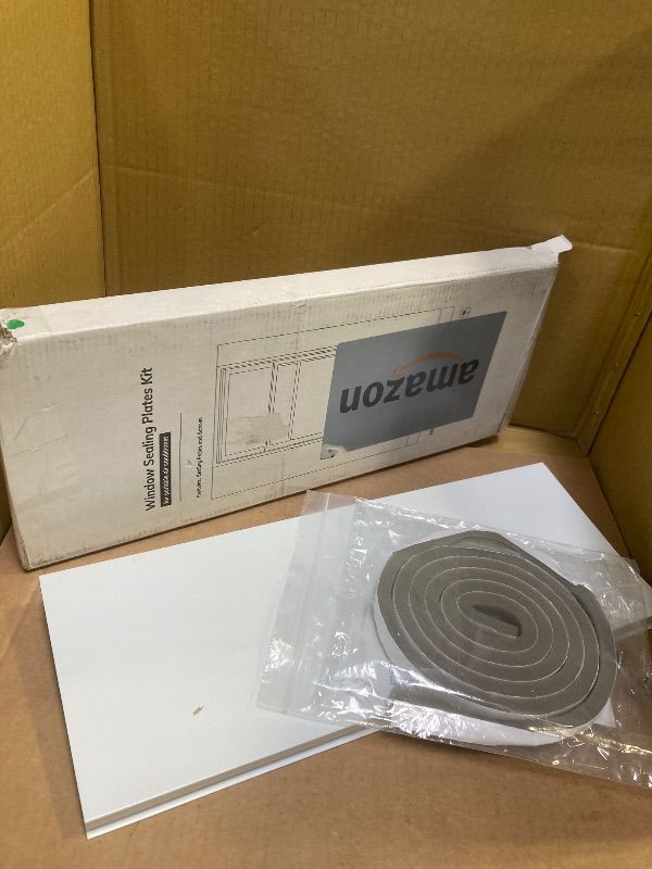 Photo 1 of Forestchill Dryer Vent Window Kit for 4" Diameter Dryer Vent Hose, Adjustable Window Vent Kit with Insulated Foam Seal Strip, for Sliding Windows and Hung Windows