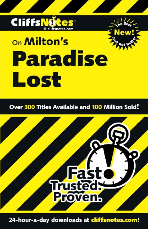 Photo 1 of CliffsNotes on Milton's Paradise Lost (CliffsNotes on Literature) 1st Edition