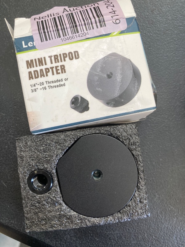 Photo 1 of Lenink Tripod Adapter for Starlink Mini, 1/4"~20 and 3/8"~16 Threaded Aluminum Alloy Mount Adapter for Most Common Tripod Sizes