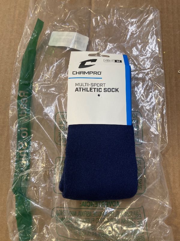 Photo 1 of CHAMPRO Multi-Sport Socks, Navy, Medium