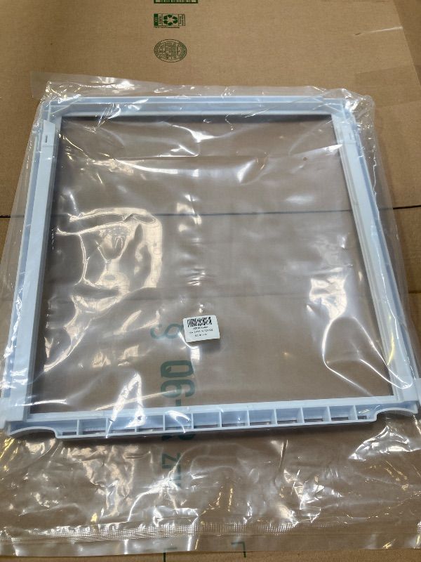 Photo 1 of 241969501 Refrigerator Shelf Frame With Glass, Refrigerator Drawer Cover for Frigidaire Replacement Shelf With 240443384 Glass (241969501 Shelf Frame without Glass Refrigerator)
