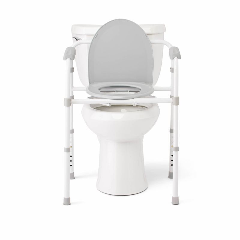 Photo 1 of Medline 3 in 1 Steel Folding Commode, 350 Lb. Capacity
