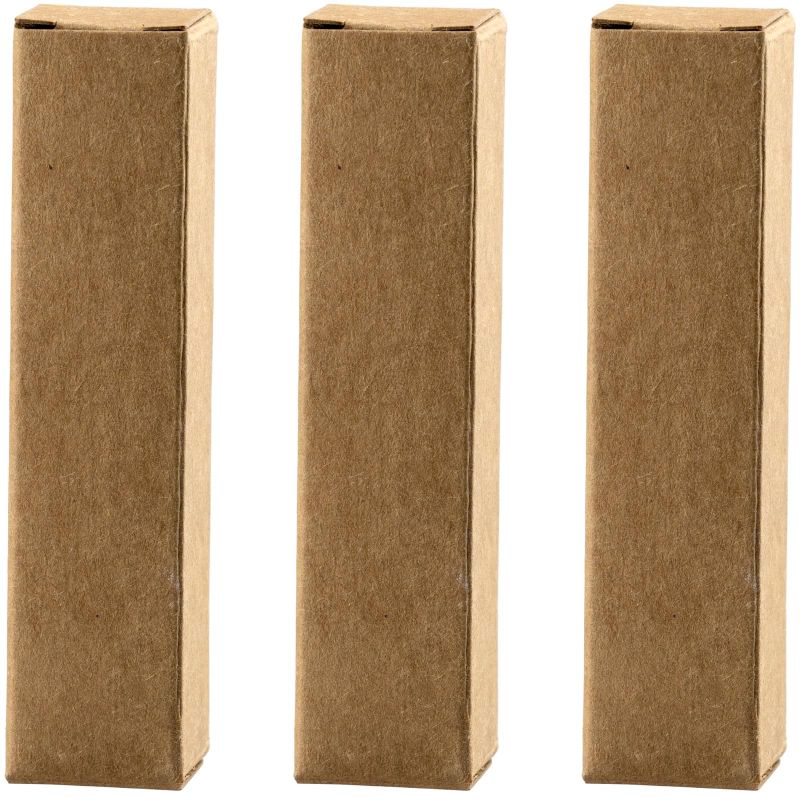 Photo 1 of 50 Pack Kraft Paper Lipstick Boxes Small Rectangle Lip Gloss Cases Reusable Paper Lipstick Bottle Lip Balm Gift Packaging Boxes Essential Oil Wrapping Box (0.8 x 0.8 x 3.4 Inches)