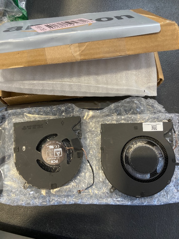 Photo 1 of CPU & GPU Cooling Fan Replacement for Razer Blade 15 Advanced (2018-2021) 15.6" RZ09 RZ09-02385E92 RZ09-02386E91 RZ09-0288 RZ09-0301 RZ09-0330 DFS2001053E0T DFS551205WQ0T