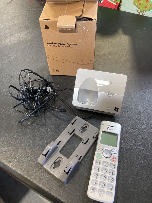 Photo 1 of AT&T EL51103 - DECT 6.0 Cordless Home Phone. Full-Duplex Handset Speakerphone, Backlit Display, Lighted Keypad, Caller ID/Call Waiting, Phonebook, Eco Mode, Voicemail Key, Quiet Mode.