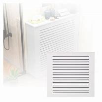 Photo 1 of YIQIFLY Radiator Cover Shelf Heater Heating Cabinet Shelf, Portable White Heater Covers for Radiators for Home Living Room Bedroom Office Heating Decorative Cabinet (27.5" Lx27.5 Hx7.9 D)