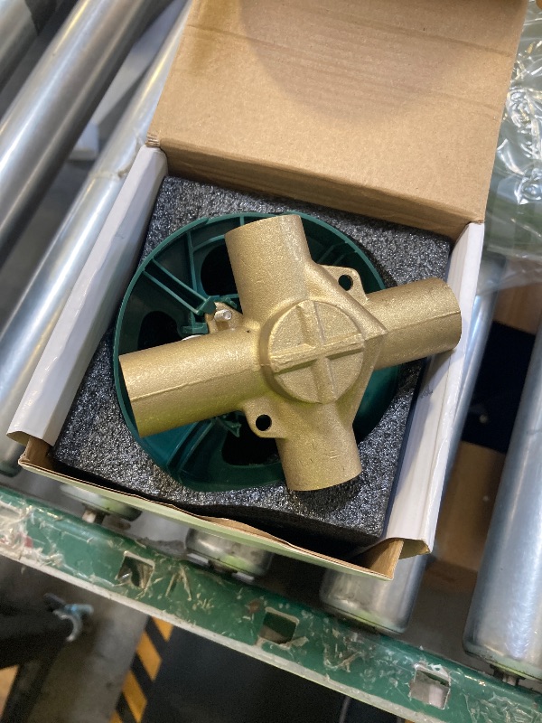 Photo 1 of Rossesay 2590 Rough In Brass Compatible with Posi-Temp Pressure Balancing Tube Cycling Shower Valve with Stops, 1/2-Inch IPS Connections, Lead-Free, 1222 Faucet Cartridge