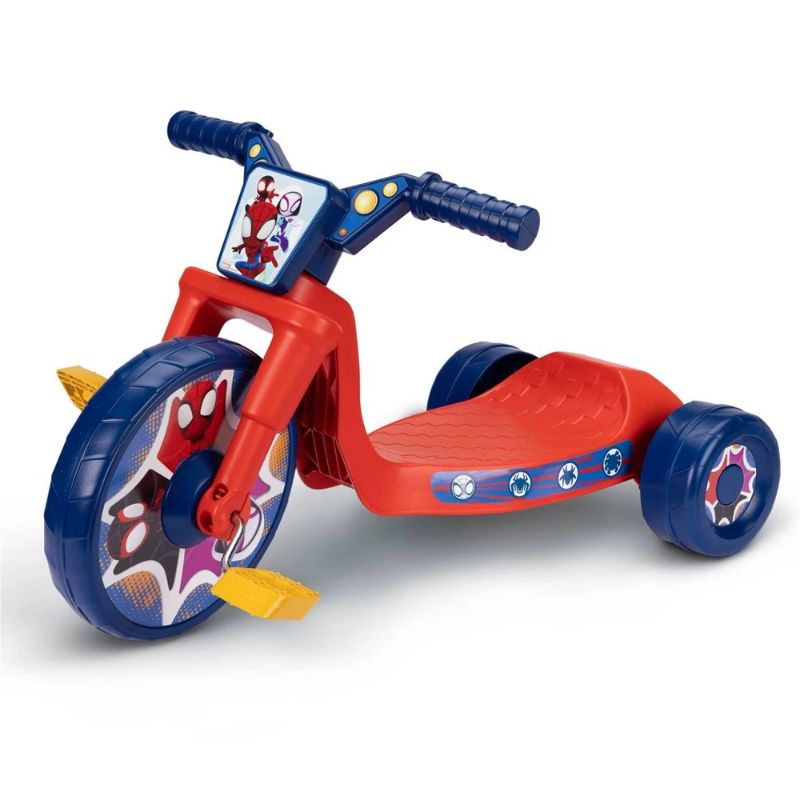 Photo 1 of Spidey and His Amazing Friends Fly Wheel 10" Electronic Sounds Powered Ride-on Tricycle