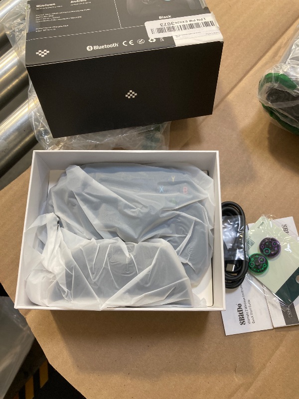 Photo 1 of 8Bitdo Ultimate 2 Wireless Gaming Controller with TMR Joysticks, Switchable Hall Effect/Tactile Triggers, 8Speed Wireless Tech, Charging Dock, RGB Fire Ring for PC & Android - Black