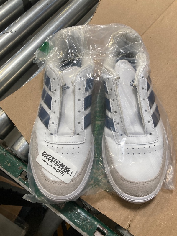 Photo 1 of adidas Men's Courtblock Sneaker, White/Preloved Ink/Ink, 7