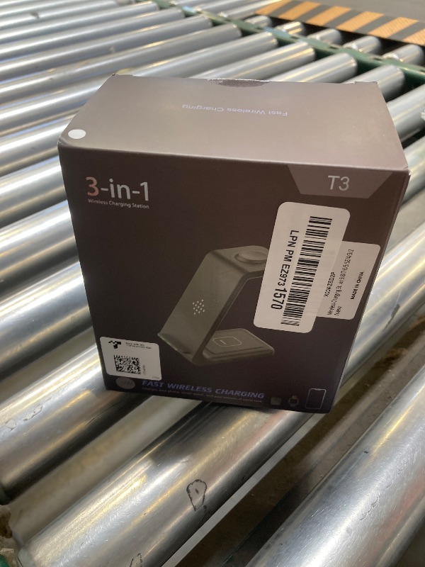 Photo 1 of 3 in 1 Wireless Charging Station, 2025 Upgraded Fast Desk Charger Station for iPhone 16 15 14 13 12 Pro Max Plus, Charger Stand for Apple Watch 10 9 8 7 6 5 4 3 2 SE, Airpods 4 3 2 Pro