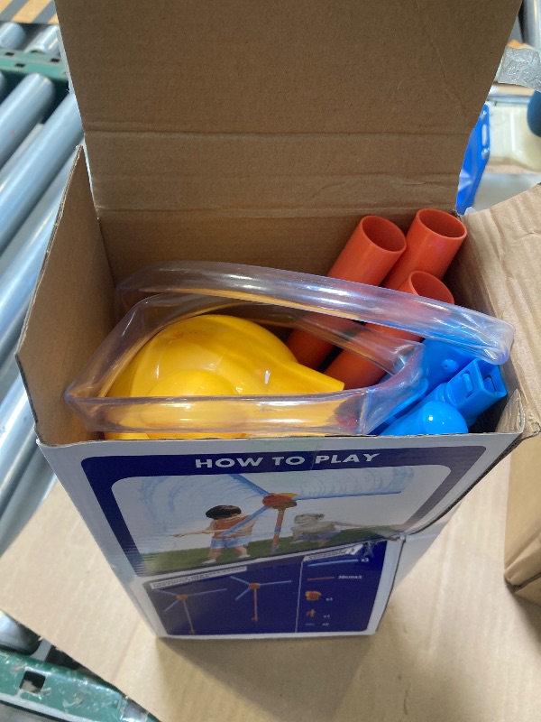 Photo 1 of Outdoor Water Sprinklers with 4 T Ball Set for Toddlers Kids Ages 4-8,Summer Outside Sprinklers Play Equipment Baseball Game Lawn Yard Tee Ball Game for Boys Girls,Hose Connector Included (C)