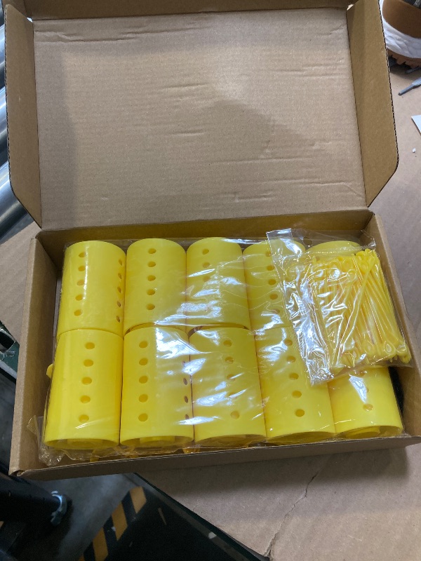 Photo 1 of WILLBOND 141 Pieces Hair Rollers Set Include 60 Plastic Hair Rollers(Yellow,6 Sizes)