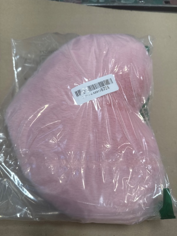 Photo 1 of Amazon Basics Kids Pink Heart Pillow, Room Decor, 10.5 in x 4 in