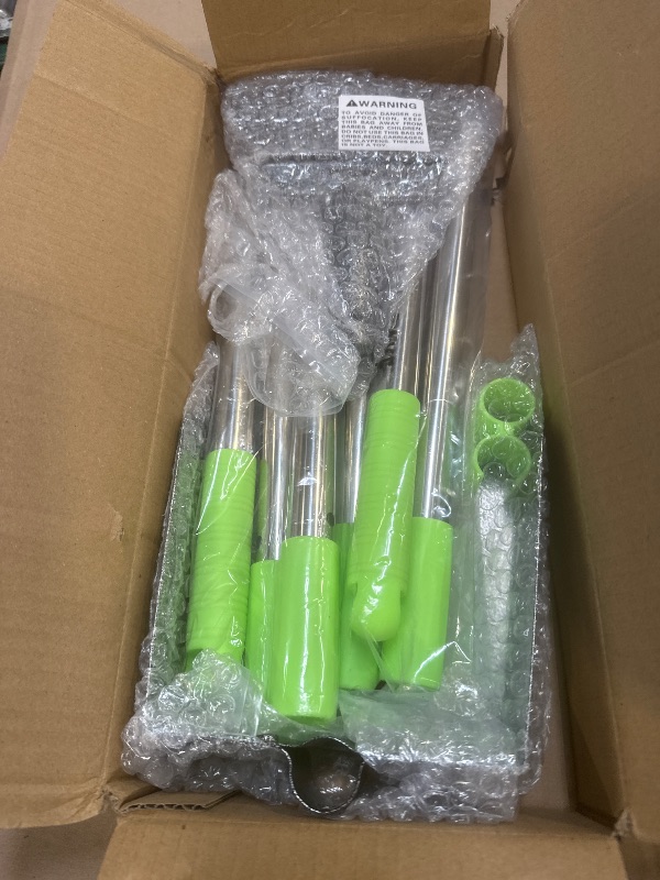 Photo 1 of TOOGE Pooper Scooper, Dog Pooper Scooper Long Handle Stainless Metal Tray and Rake for Medium Small Dogs Heavy Duty Pet Supplies to Use for Grass, Dirt or Gravel