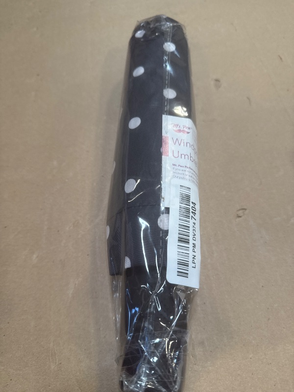 Photo 1 of Mr. Pen- Windproof Travel Umbrella, Polka Dots, Automatic, Compact, Rain Umbrella