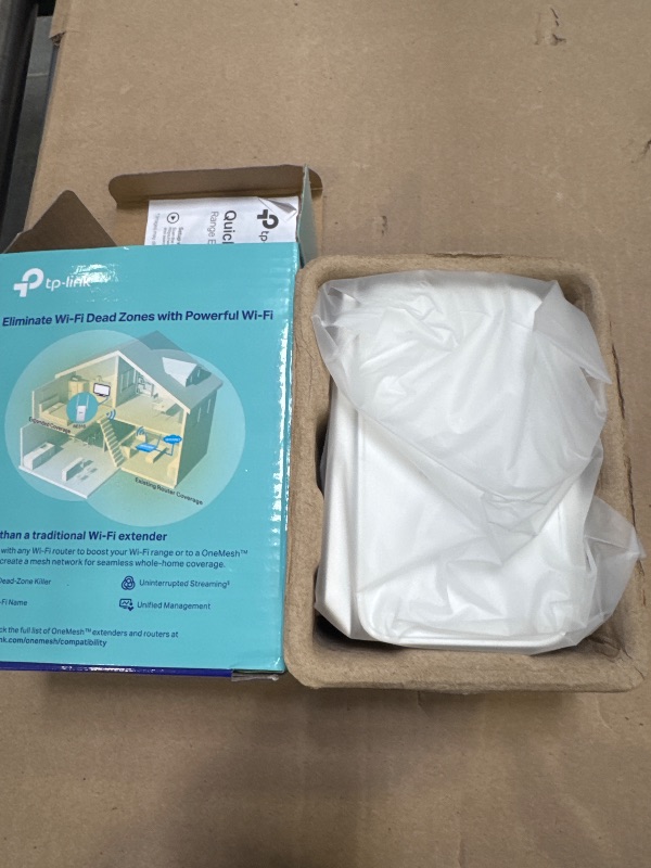 Photo 1 of TP-Link AC1200 WiFi Extender, 2024 Wirecutter Best WiFi Extender, 1.2Gbps home signal booster, Dual Band 5GHz/2.4GHz, Covers Up to 1500 Sq.ft and 30 Devices ,support Onemesh, One Ethernet Port (RE315)