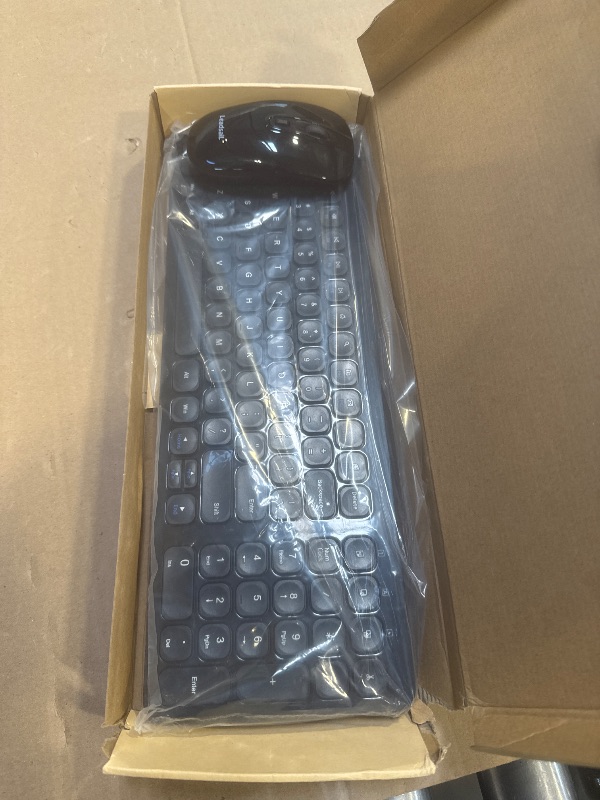 Photo 1 of LeadsaiL Wireless Keyboard and Mouse Combo, Wireless USB Mouse and Computer Keyboard Set, Compact and Silent for Windows Laptop, Desktop, PC