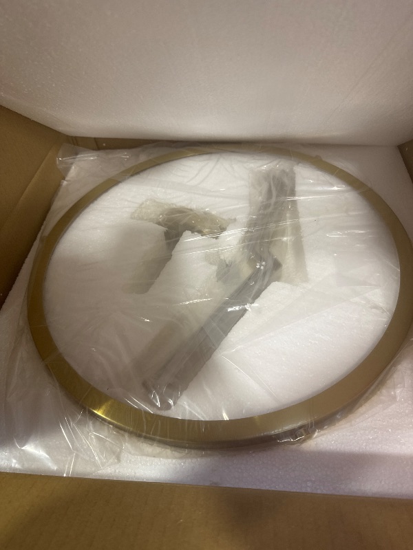Photo 1 of DANSEER Drum Ceiling Light Semi Flush Mount Gold Finish Dimmable LED for Bedroom Hallway Living Room Entry
