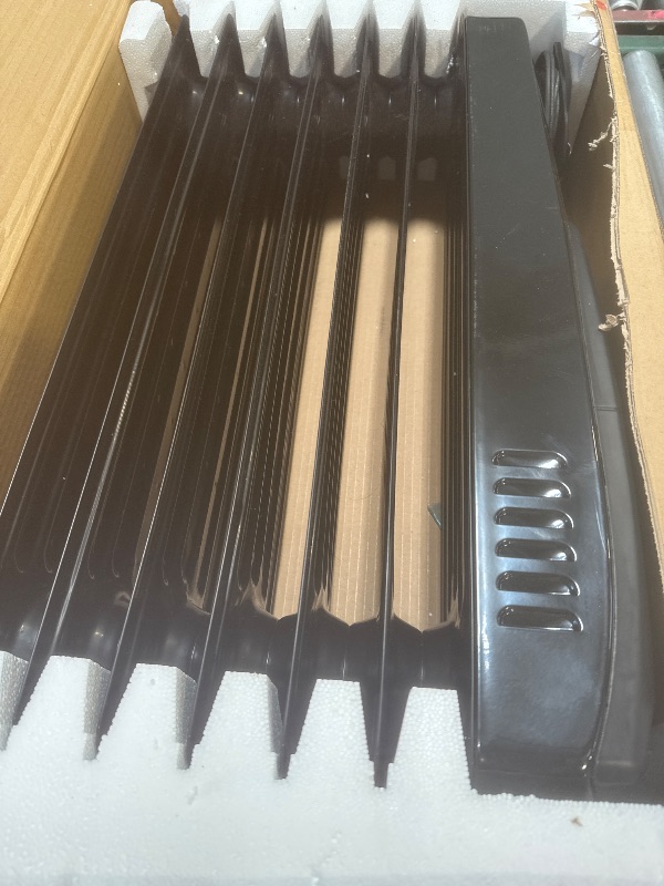 Photo 1 of Kismile Portable Electric Radiator Heater, Oil Filled with 3 Heat Settings, Adjustable Thermostat, Overheat & Tip-Over Protection For Indoor Use, 1500W (Black)
