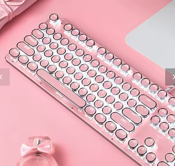 Photo 1 of K901 Gaming Keyboard Retro Punk Typewriter