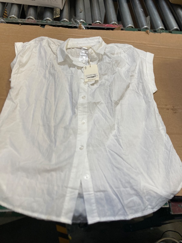 Photo 1 of a.n.a Womens Short Sleeve Blouse ( size small )