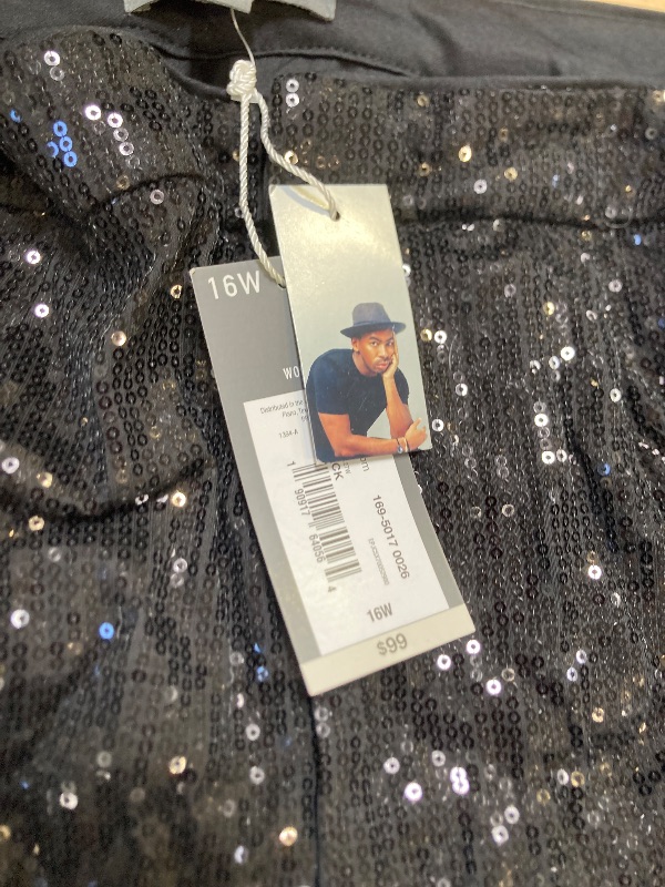 Photo 1 of Women’s Plus Size Worthington Jason Bolden Sequins Pants  ( size 16 W ) 