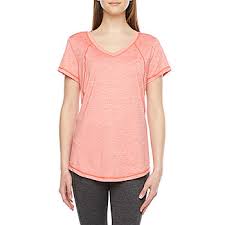 Photo 1 of
Xersion Womens V Neck Short Sleeve Quick Dry Stretch Fabric Active T-Shirt size PS