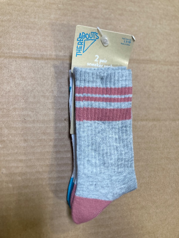 Photo 1 of Thereabouts 2pk socks (Size boys large) 