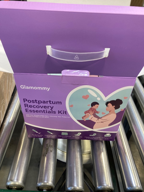 Photo 1 of Glamommy Postpartum Recovery Essentials Kit for Women, Labor & Delivery Postpartum Care, Peri Bottle, Cooling Spray, Disposable Postpartum Underwears, Postpartum Pads, Hot&Cold Packs, Soothing Liners