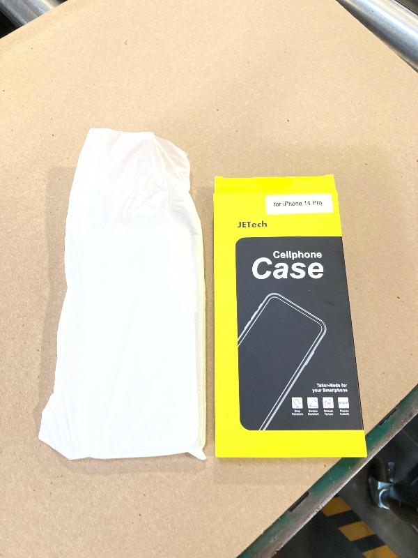 Photo 1 of JETech Case for iPhone 14 Pro 6.1-Inch, Non-Yellowing Shockproof Phone Bumper Cover, Anti-Scratch Clear Back (Clear)