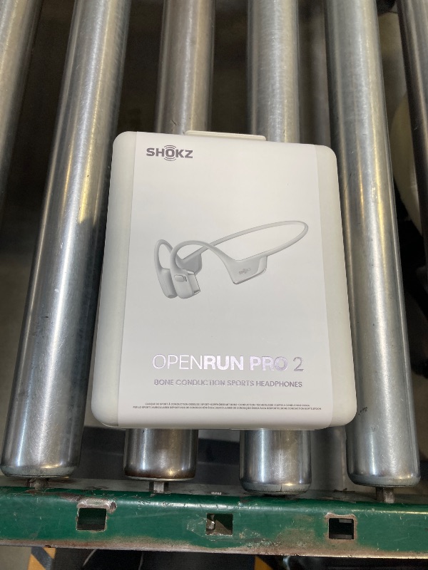 Photo 1 of SHOKZ New OpenRun Pro 2 - Open-Ear, Bone Conduction Sport Headphones - with Reflective Strip - Sweat Resistant, Workout Headphones - Secure, Wireless, Comfortable Fit-Deep Bass and Smart Mic App