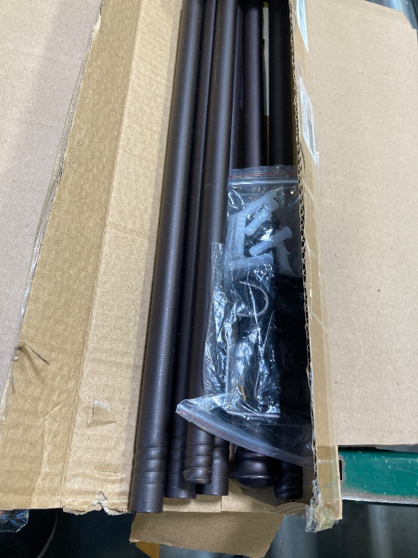 Photo 1 of Authandis 5/8 Inch Diameter Curtain Rod With Brackets,Bronze Splicing Stainless Steel Heavy Duty Drapery Curtain Rod 30 to 88"