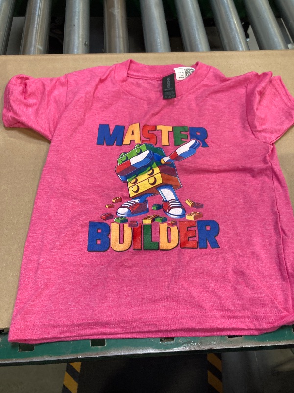 Photo 1 of Dabbing Blocks Bricks Building Kids Fun Master Builder T-Shirt