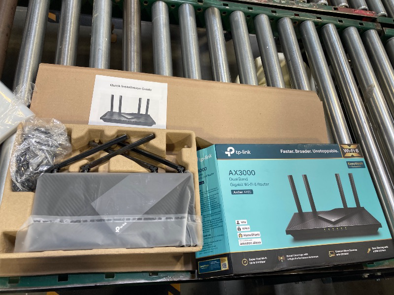 Photo 1 of TP-Link Dual-Band AX3000 Wi-Fi 6 Router Archer AX55 | Wireless Gigabit Internet Router for Home | EasyMesh Compatible | VPN Clients & Server | HomeShield, OFDMA, MU-MIMO | USB 3.0 | Secure by Design