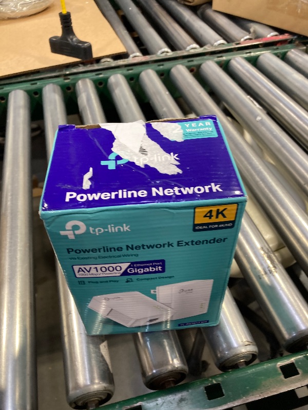 Photo 1 of TP-Link Powerline Ethernet Adapter Starter Kit - AV1000 Gigabit Port, Plug&Play, Ethernet Over Power, Nano Size, Power Saving Mode (TL-PA7017 KIT)