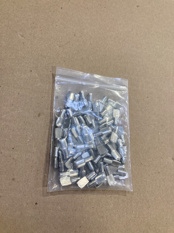 Photo 1 of 5mm Shelf Pegs Pins,60 Pieces Cabinet Furniture Spoon Shape Support Pegs for Shelves Nickel Plated